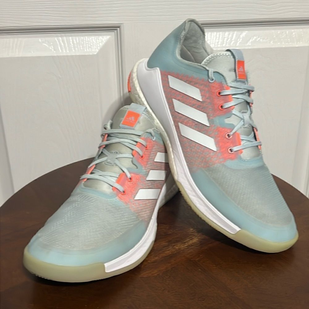 🔥🏐 ADIDAS CrazyFlight 'Sky Tint Coral' Shoes - EF2676 - Women Sz 11 Volleyball